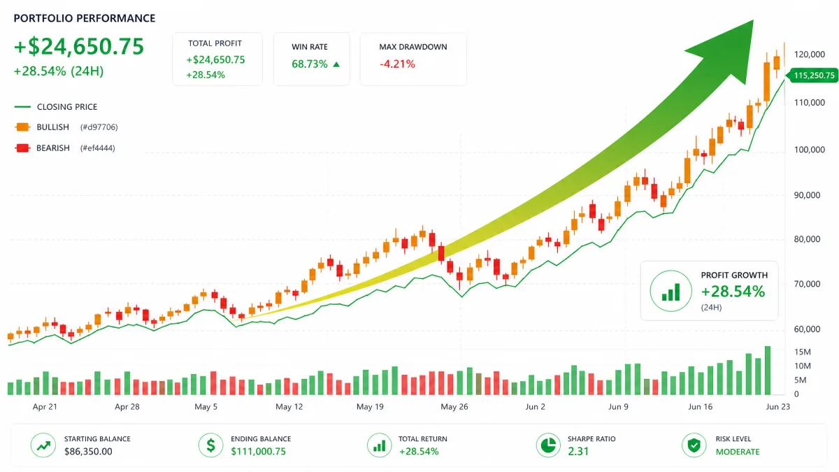 Ceravindo — gráfico de crescimento de lucro